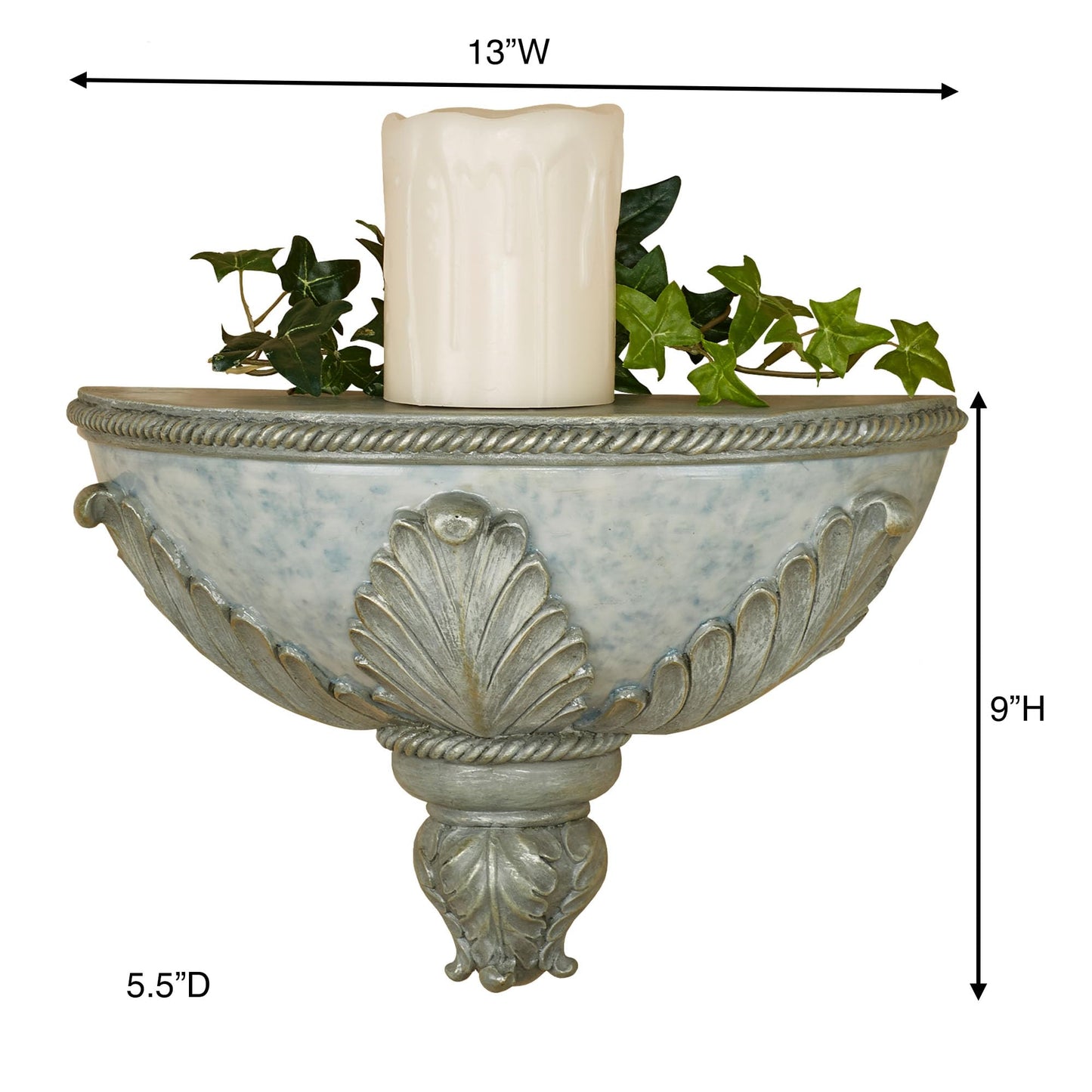 Touch of Class Lionna Wall Shelf Blue