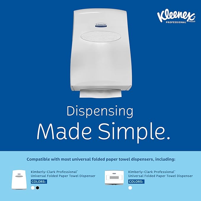 Kleenex Professional Universal Multifold Paper Towels, Absorbency Pockets