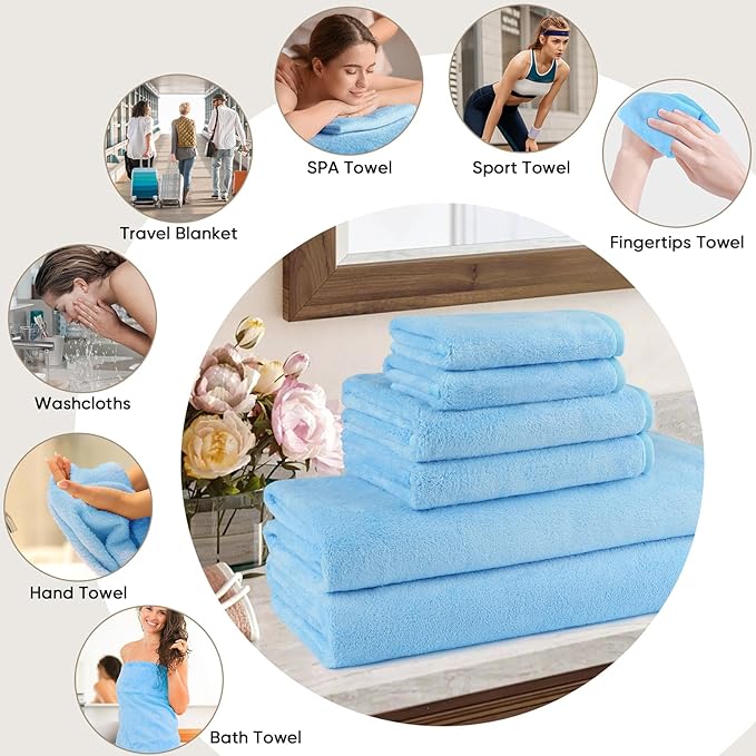 Orighty 6-Piece Towel Set