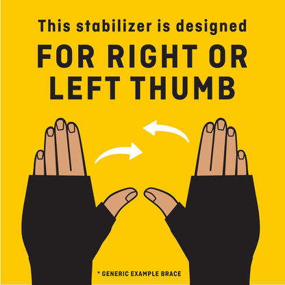 Futuro Deluxe Thumb Stabilizer, Left or Right Hand, Small/Medium Size, Adjustable, Stabilizes and Supports Sore, Weak or Injured Thumb, Soft and Breathable Materials Enhance Comfort, 1 Piece