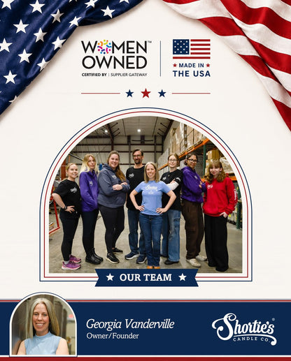 English Lavender Scented Natural Soy Candle, Essential Fragrance Oils, 100% Soy, Phthalate & Paraben Free, Clean Burning, 9 Oz.