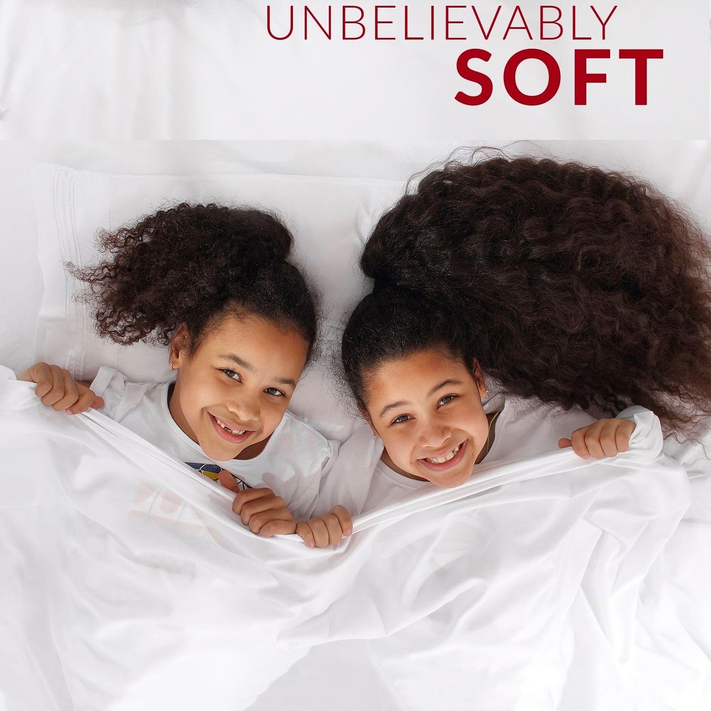Mellanni Queen Sheets Set - 4 PC Iconic Collection Bedding - Hotel Luxury, Extra Soft, Cooling Bed Sheets - Wrinkle, Fade, Stain Resistant (Queen, Striped White)