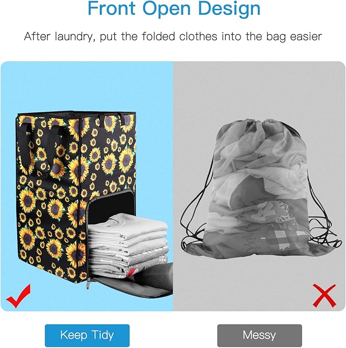 Bukere Laundry Hamper, Extra Large 2 in 1 Laundry Backpack Bag