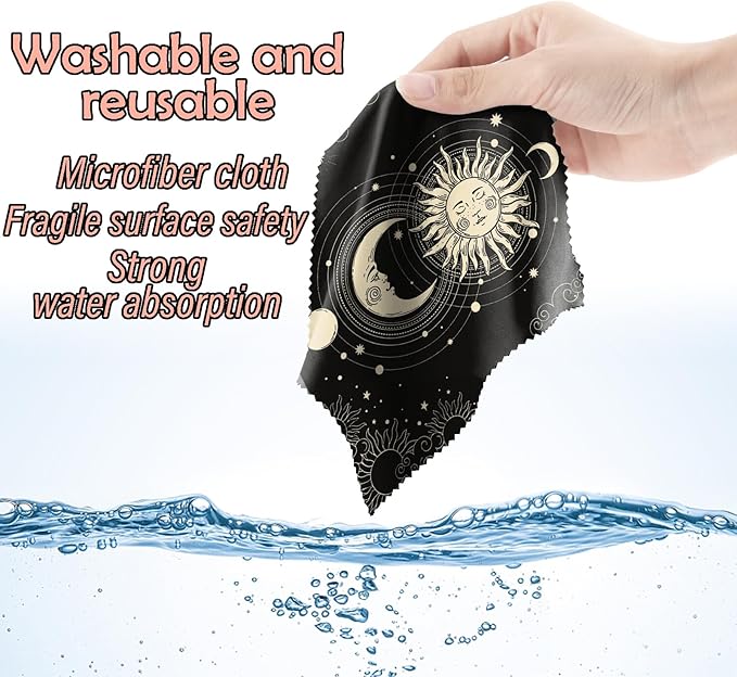 6 PCS Glasses Cleaning Cloth Eyeglass Cleaning Cloth Lens Eyeglasses Microfiber