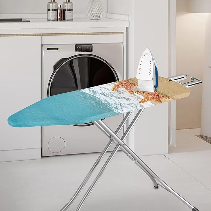 ZDCUSTOM Beach Starfish Ironing Board Covers, 15x54 Padded Ironing Board Covers
