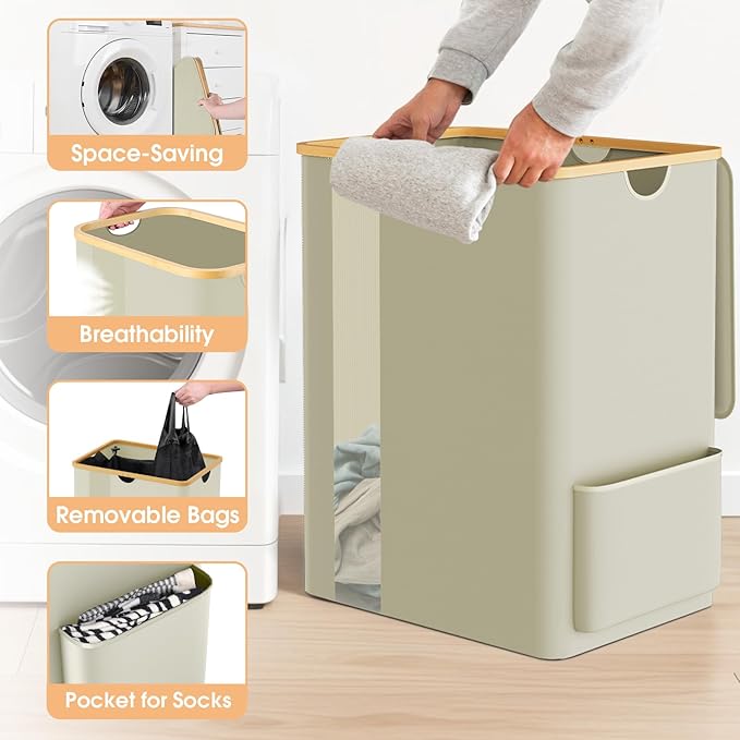 Laundry Basket Clothes Hamper