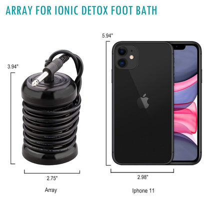 10-Pack Arrays for Ionic Detox Foot Bath, Replacement Array for Ionic Foot Detox Machine Spa System …