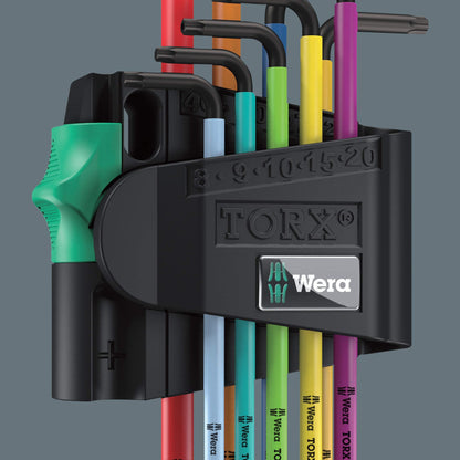 Wera 967SPKL/9BO Multicolour TX-key set, TX8 - TX40, 9pc, 05073599001