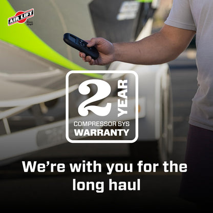 Air Lift WirelessAir + EZ Mount, 2nd Generation On-Board Air Compressor with Mobile App - 74000EZ