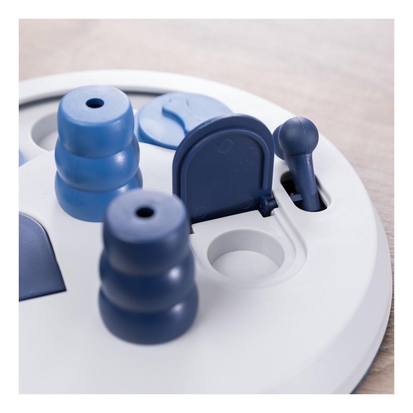 TRIXIE Flip Board Dog Enrichment Toy, Intermediate Level 2 Dog Puzzle, Interactive Treat Game