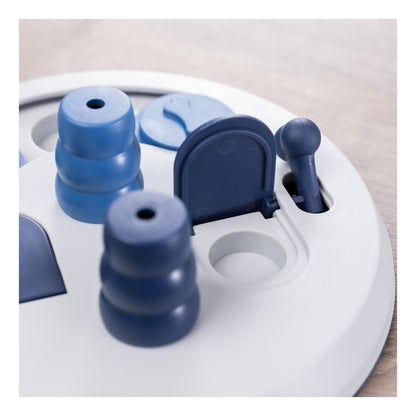 TRIXIE Flip Board Dog Enrichment Toy, Intermediate Level 2 Dog Puzzle, Interactive Treat Game