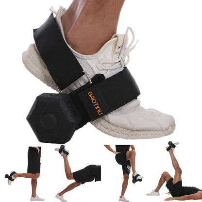 1pc Monkey Foot Dumbbell Attachment For Glute Kickback Women's Leg Exercise Workouts At Home Adjustable Ankle Gym Strap Foot Weights Lifting Attachments Equipment For Men Hamstring Curls