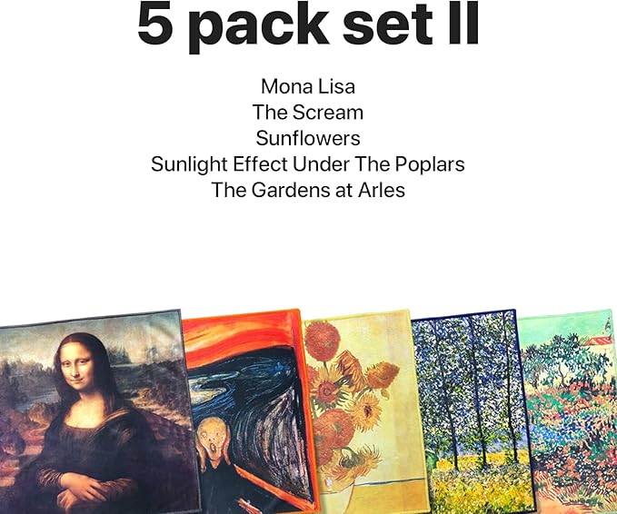 Extra Large Classic Art Collection II, Microfiber Cleaning Cloth