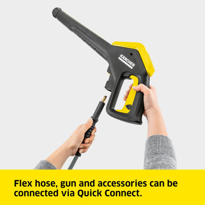 Kärcher K 4 Power Control Flex Car & Home Pressure Washer, Pressure: max. 130 bar, Flow Rate: 420 l/h, Area: 30 m²/h, Water Filter, Weight: 11.5 kg, Dirt Blaster, Spray Lance, incl. Home Kit & Car Kit