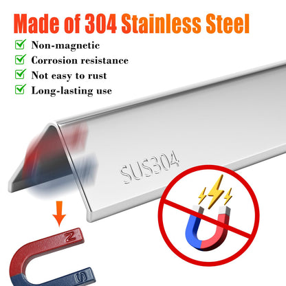 7635 38.9cm SUS304 Flavorizer Bars for Weber Spirit I & II 200 Series - E210, S210, E220, S220 with Front Control Knobs, 15.3 Inch Flavor Bars for Weber GS4 Spirit Grill