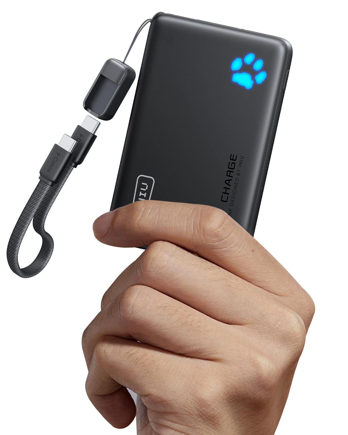 INIU Power Bank, 45W PD Lightest 10000mAh Portable Charger, USB C in&Out Fast Charging Battery Pack, Mobile Phone Powerbank Compatible with iPhone 17 16 15 14 13 Samsung S22 S21 Google iPad etc