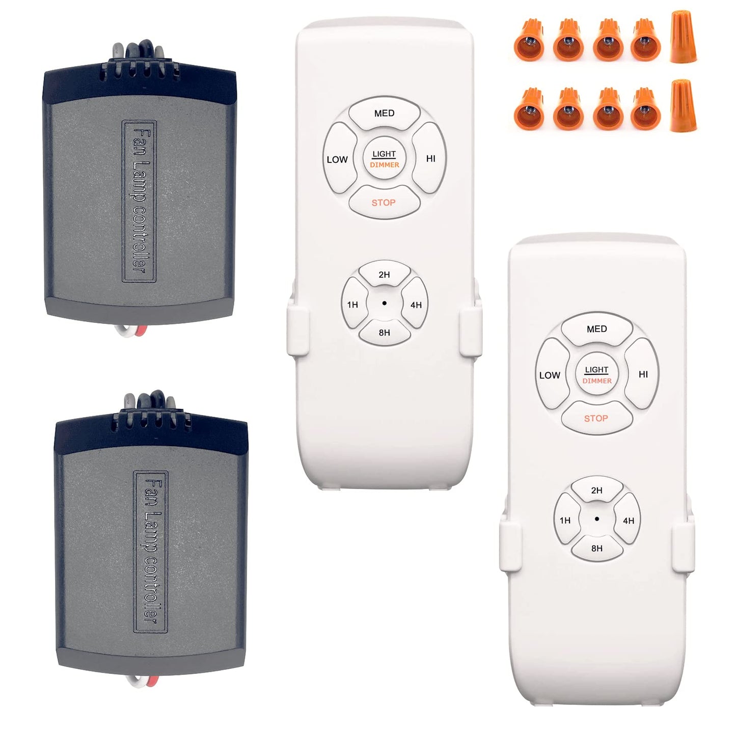 Universal Smart WiFi Ceiling Fan Remote Control Kit, Compatible with Alexa, Google Assistant and Smart Life App, No Hub Required DIMMER