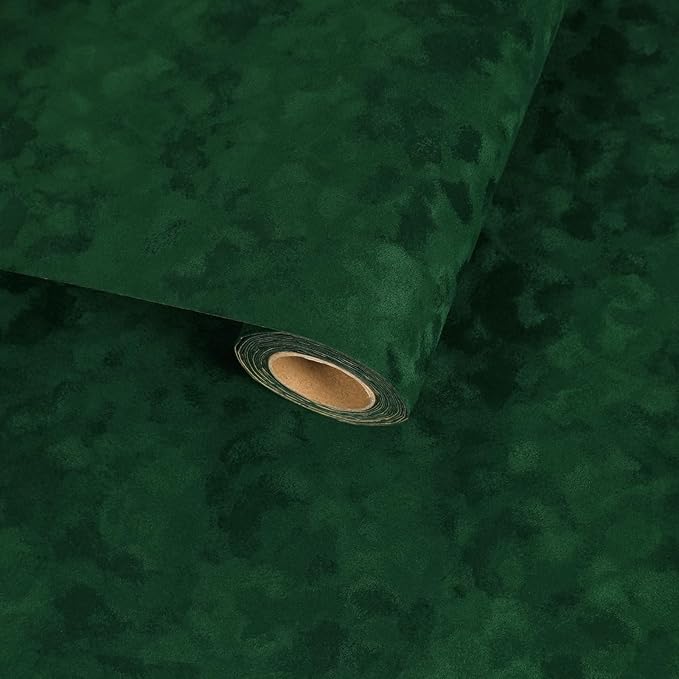 Vintage Green Velvet Flocking Liner
