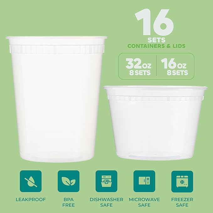 JoyServe Deli Food Containers