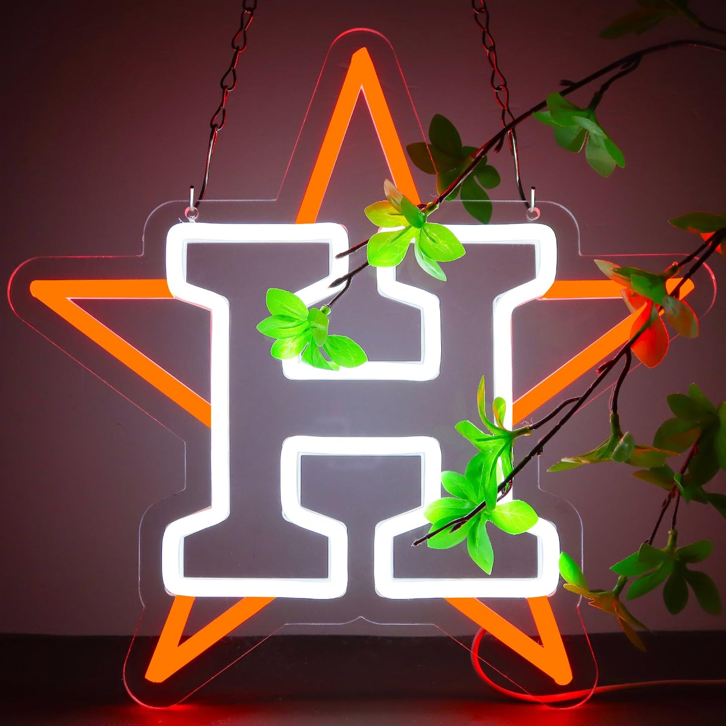 Baseball Neon Signs for Garage or Man Cave Decor, Men's Gifts with Baseball Team Logo, Baseball Neon for Parties, Bars, Dorms, Office Wall Art and Game Room Decoration12.2 * 12.7 Inch