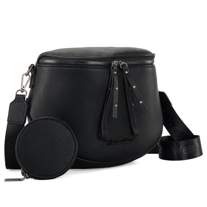 Montana West Large Crossbody Bags for Women Bum Bag Sling Purse with Adjustable Strap