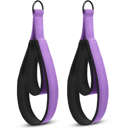 2 Pcs Pilates Double Loop Straps for Reformer Pilates Straps Pilates Equipment Yoga Straps Exercise Straps for Home Gym Workout