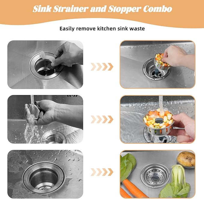 Kitchen Sink Drain Strainer Compatible