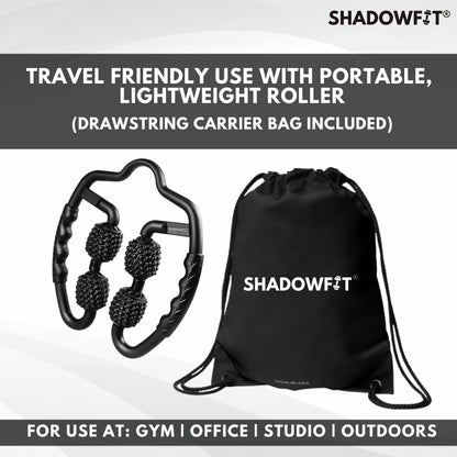 Shadowfit Muscle Massager Roller, Trigger Point Foam Roller for Calves, Legs, Arms, Shin Splints, Massage Tool to Relieve Soreness, Stiffness, and Tight Muscles, Cellulite and Deep Tissue