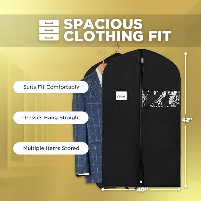 Garment Bags for Hanging Clothes 3-Pack