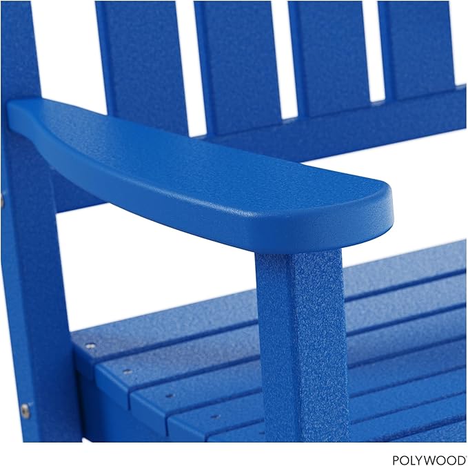 POLYWOOD Presidential Rocking Chair in Pacific Blue