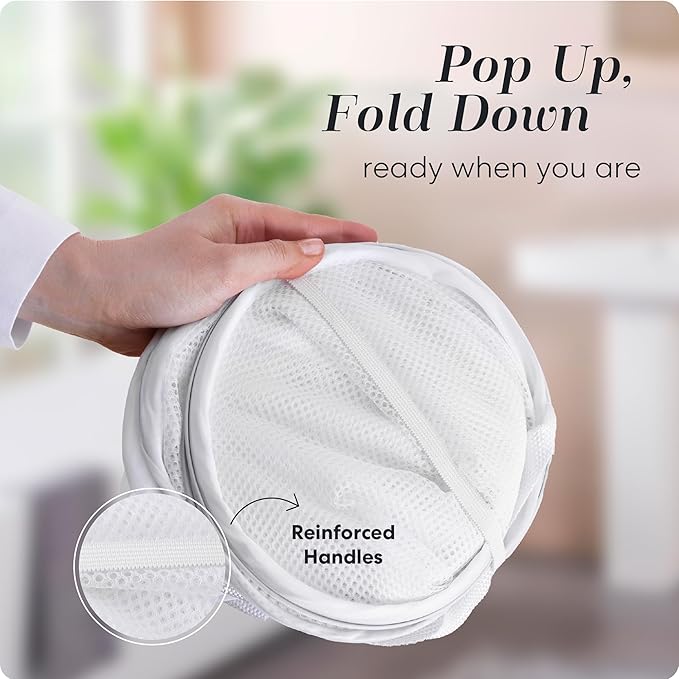 Handy Laundry Collapsible Mesh Pop Up Hamper