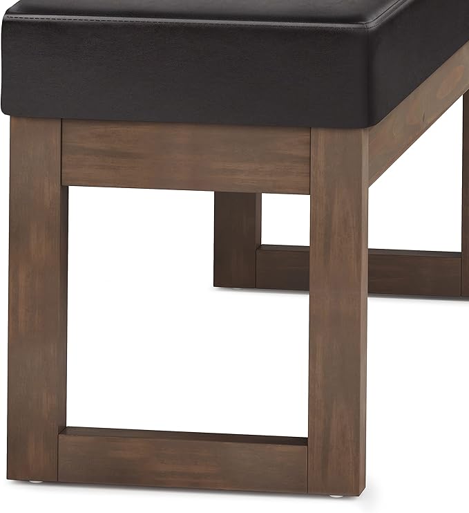 SIMPLIHOME Milltown Large Ottoman Bench