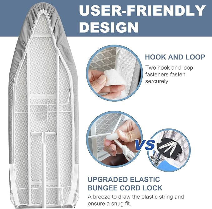 14x42 Inch Over-The-Door Ironing Board Cover