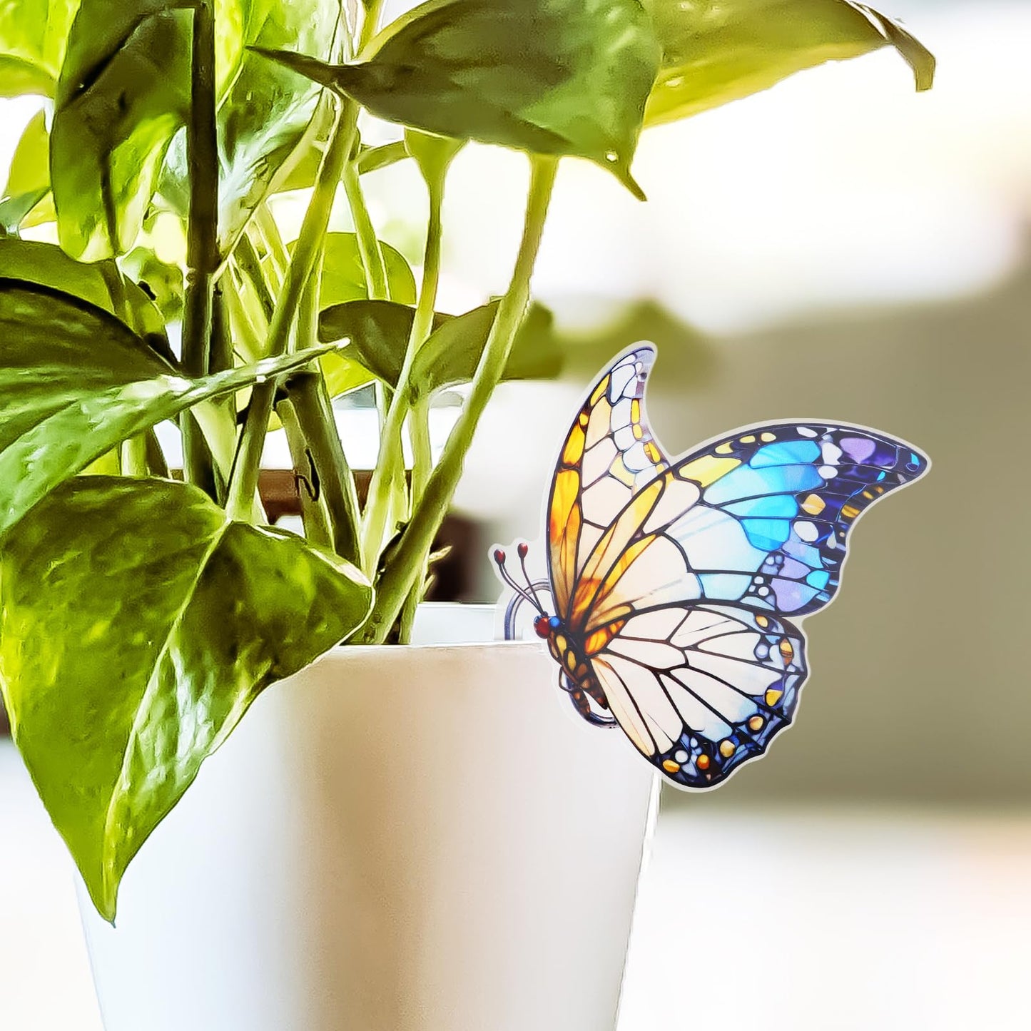 FBBP Butterfly Gifts for Women, Hanging Plant Planter for Indoor Outdoor Garden, Mothers Day Birthday Gifts for Mom Grandma from Daughter Son, Bird Lover Plant Pots Accessories