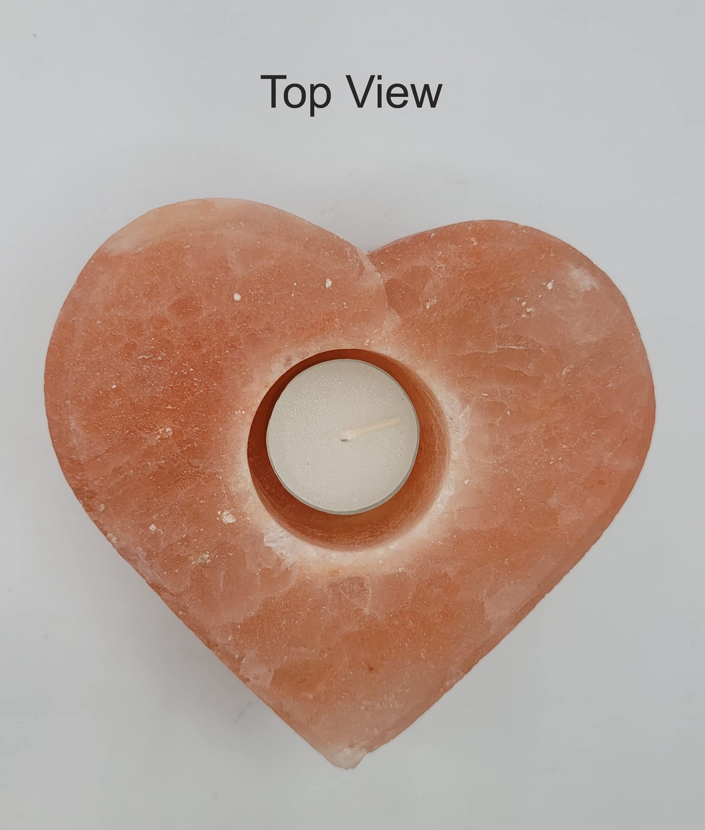 Himalayan Rock Salt Handcrafted Candle Holder Shaped Classic Design, Idea for Home Decore & Wellness