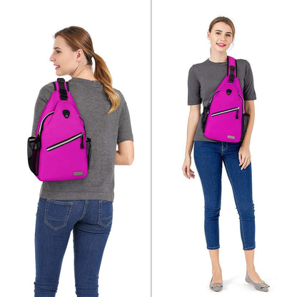 MOSISO Sling Backpack, Multipurpose Crossbody Shoulder Bag Travel Hiking Daypack