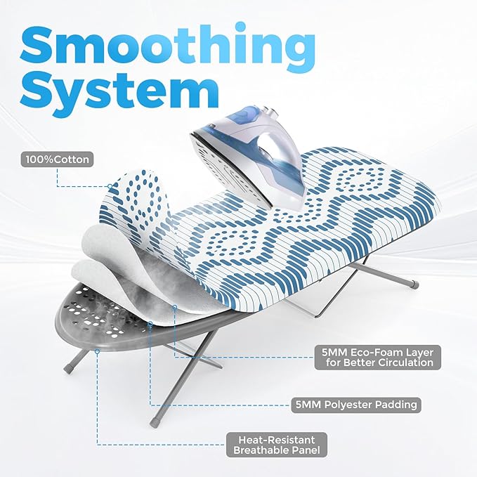 KINGBOARD Tabletop Ironing Board, Small Ironing Boards