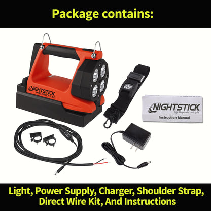 Nightstick XPR-5582RX INTEGRITAS 82 Intrinsically Safe Red Lantern + Nightstick Magnetic Base