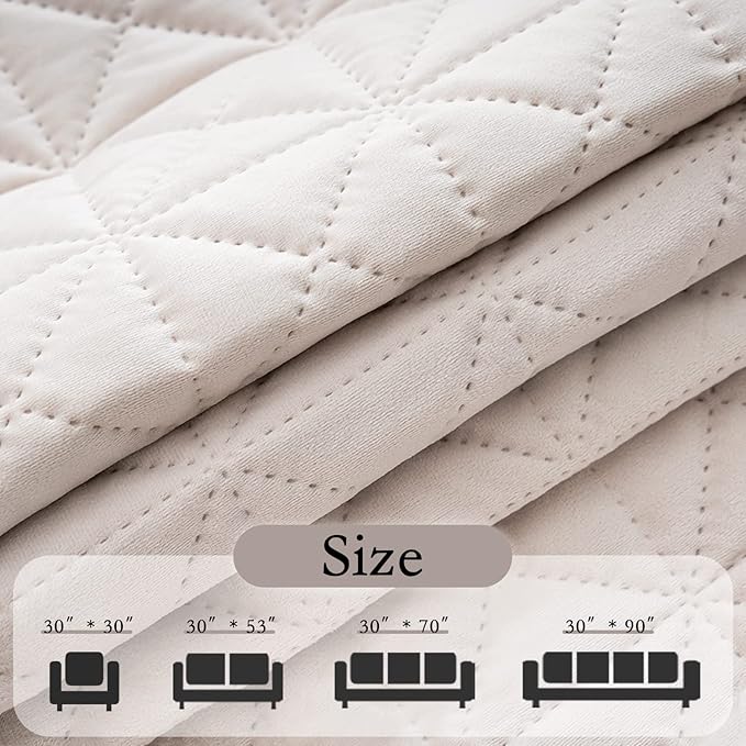 Ameritex Sofa Cover Waterproof for Seats Couch Cover for Dogs Pet Couch Cover