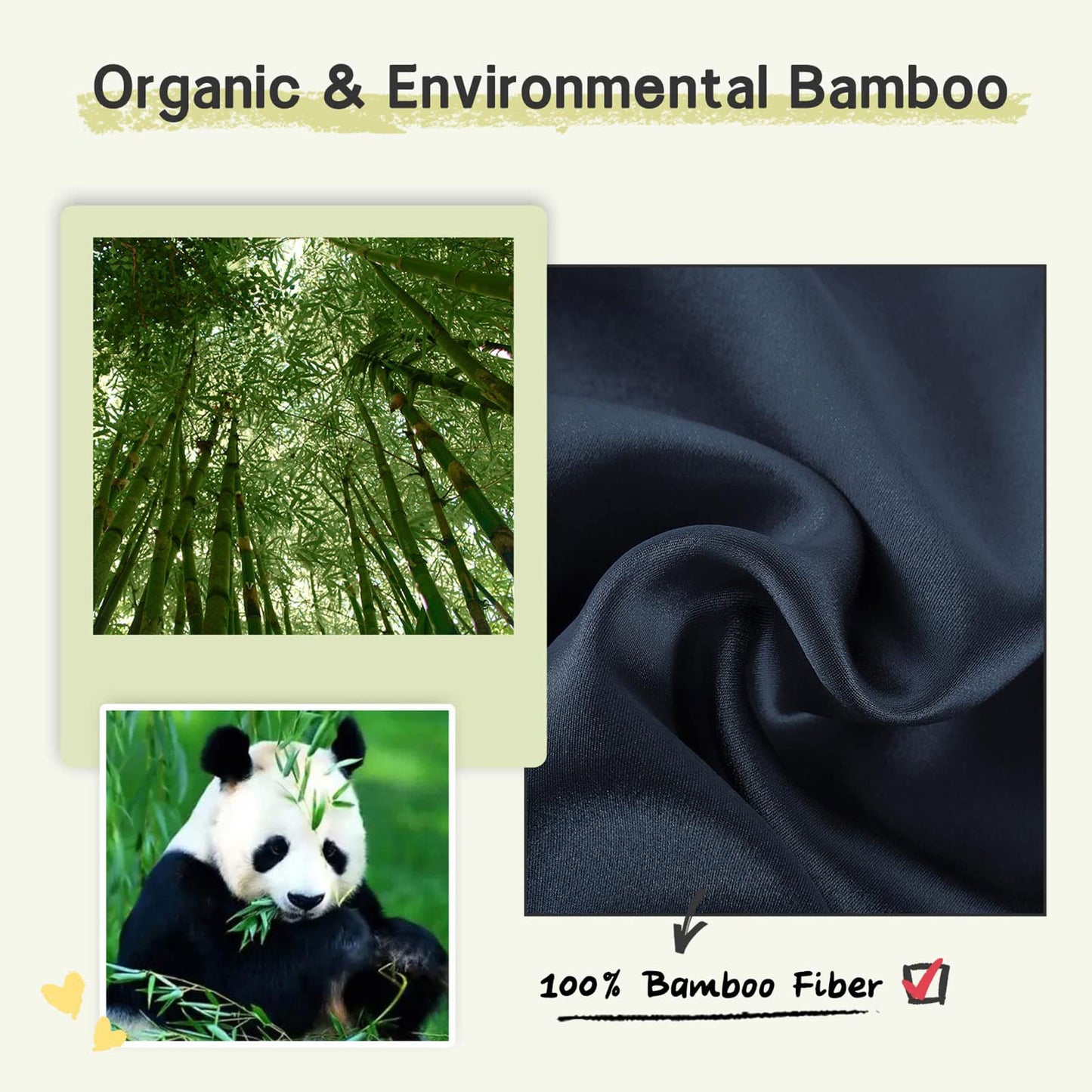 100% Handmade Bamboo Sleeping Eye Mask for Women for Men,Night Masks,Organic Sleep Mask,Blockout Eye Mask for Sleeping,Large Size Adjustable (Navy Blue)