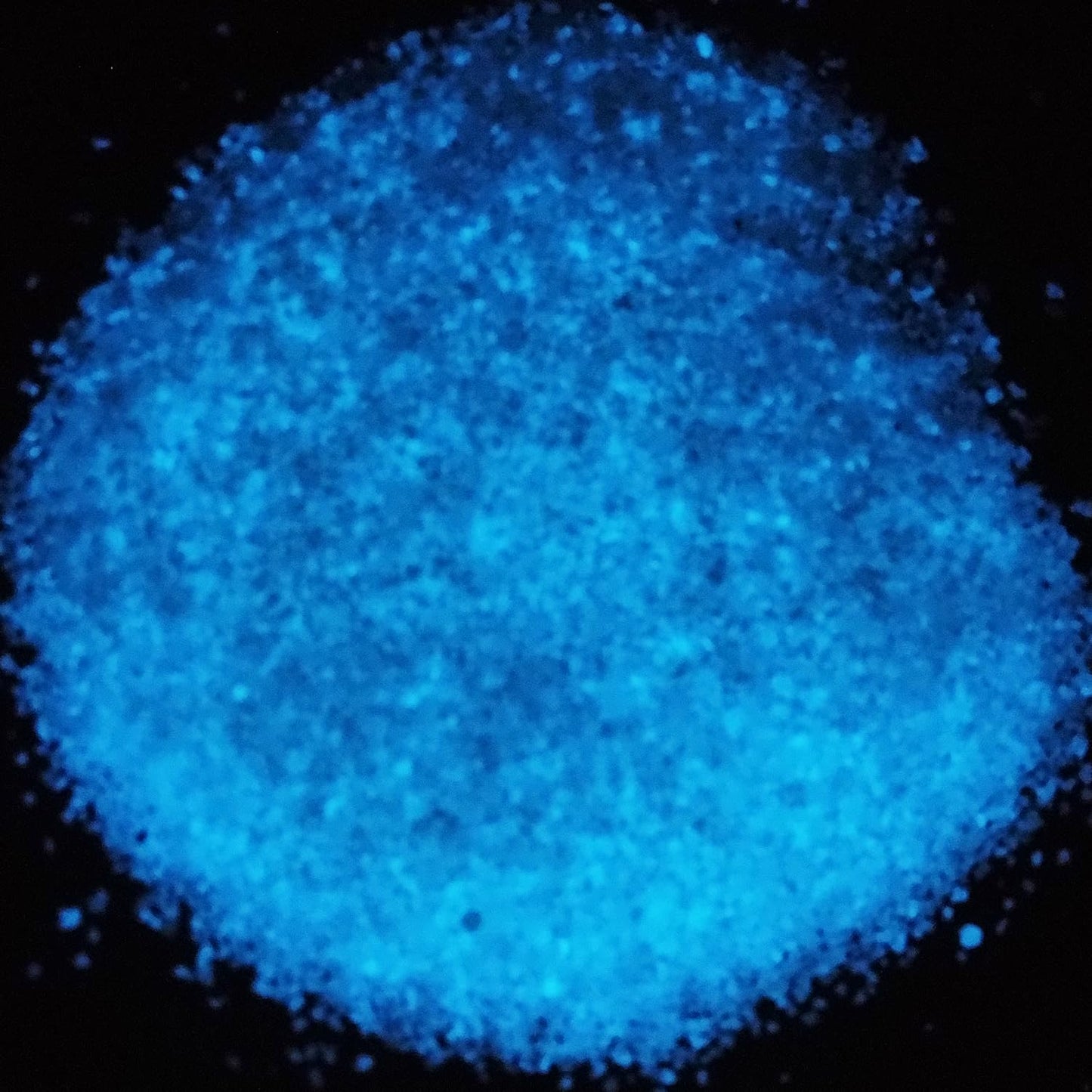 TWINKLING Glow in The Dark Pigment,Crushed Glass, Broken Glass Glitter, Glow in The Dark Stones Chips for DIY Resin Art Epoxy Crafts, Nail Art, Jewelry Making Home Decor, 0.85mm(100g) (Sky Blue)
