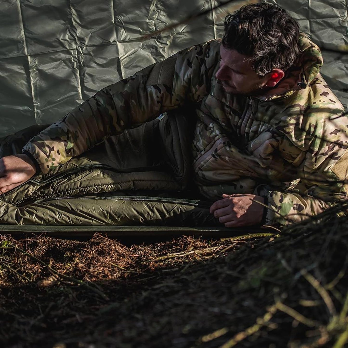 Snugpak TS1 Thermal Suede Sleeping Bag Liner, Polyester, Warm Insulation, Olive