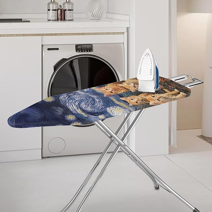 Cats Starry Sky Ironing Board Cover and Pad Table Top Ironing Board Cover