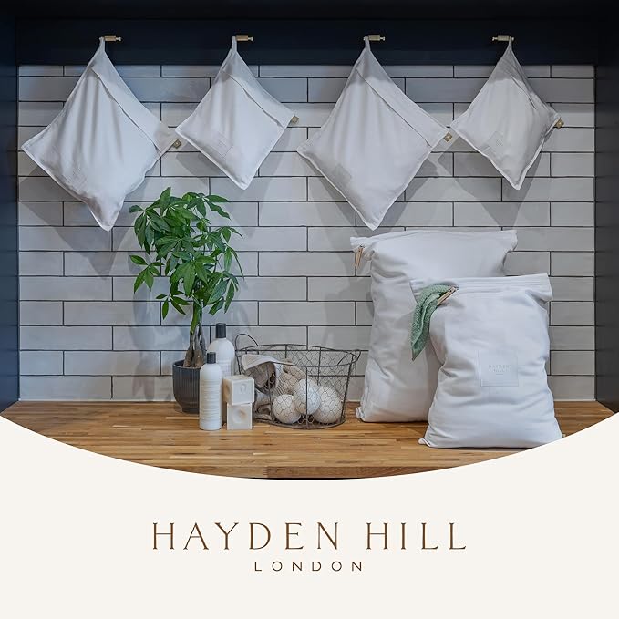 Hayden Hill Luxury Organic Cotton Travel Laundry Bags