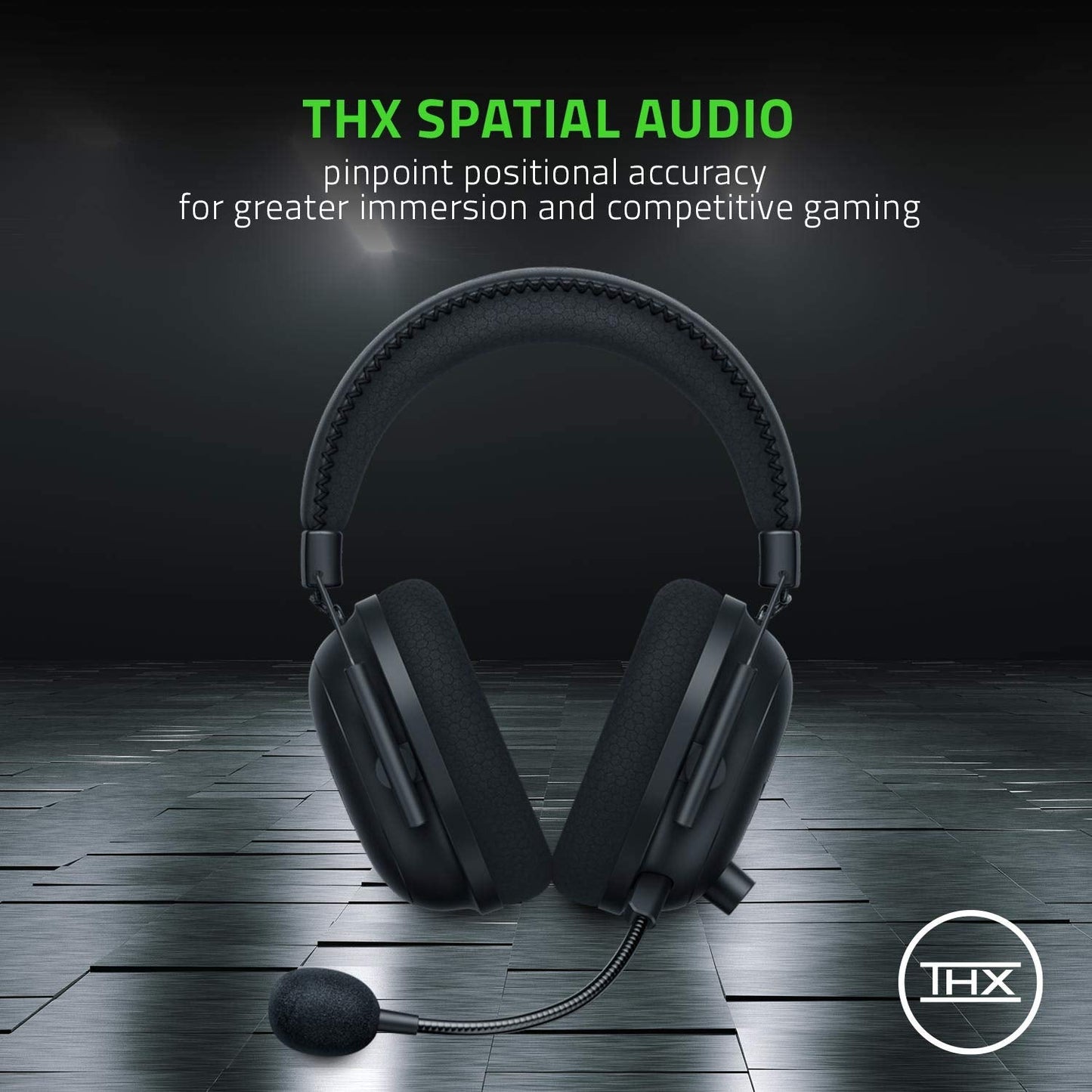 Razer BlackShark V2 Pro for PC - Wireless Premium Esports Gaming Headset (Bluetooth, Triforce Titanium 50 mm Drivers, HyperClear Supercardioid Mic) Black