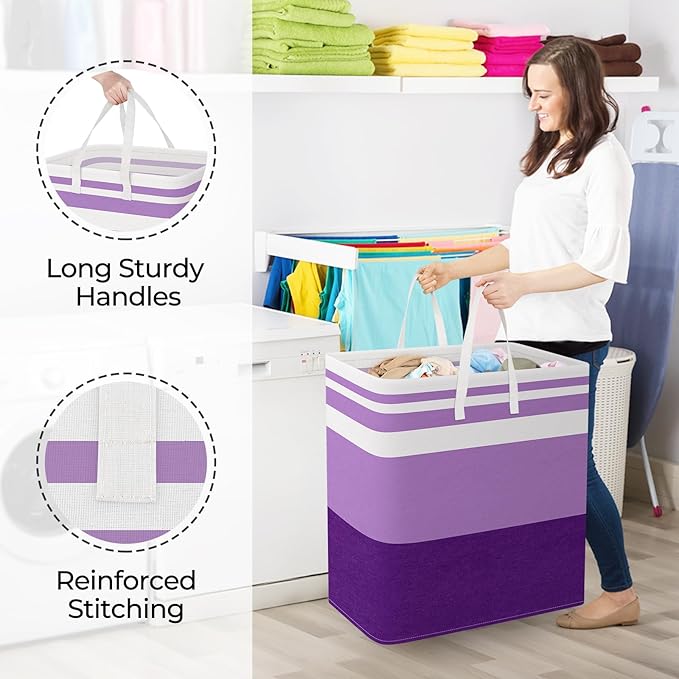 StorageRight Large Collapsible Laundry Basket Hamper