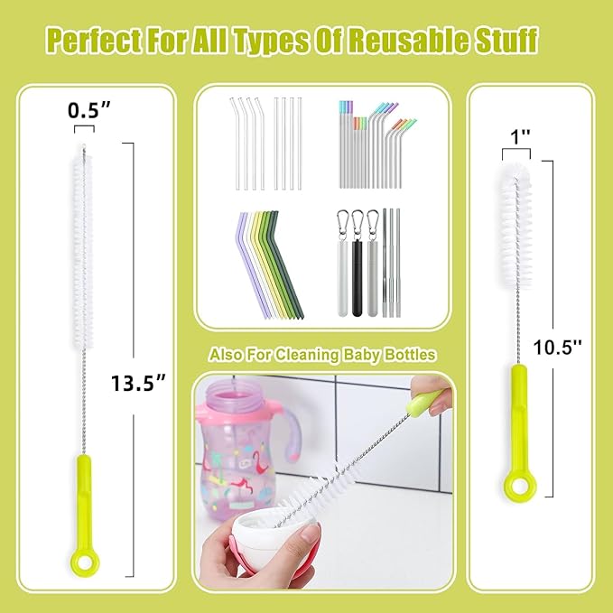 Bottle Cleaning Brush Set