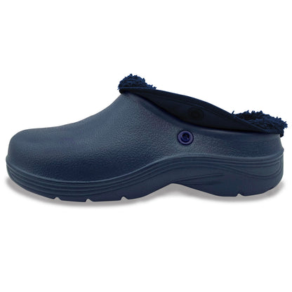 Lakeland Active Lorton Men's Fleece Lined Garden Clogs - Oxford Blue - 9 UK