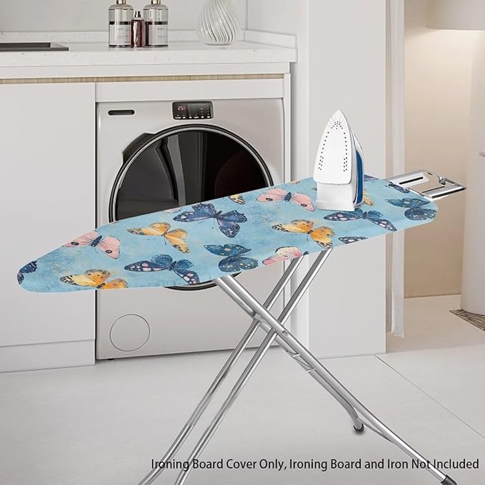 Blue Butterflies Ironing Board Cover
