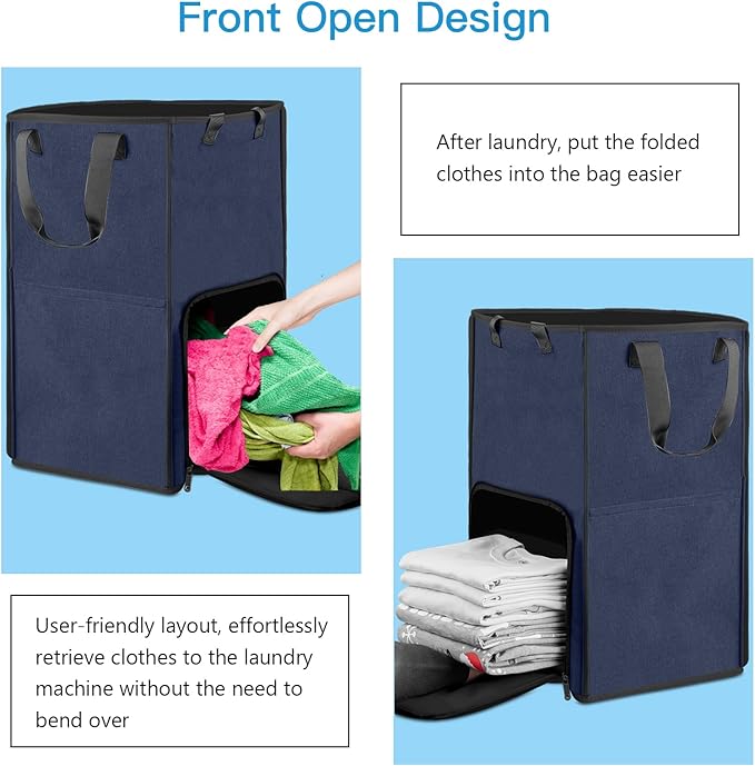 Bukere Laundry Basket, Laundry Backpack Bag